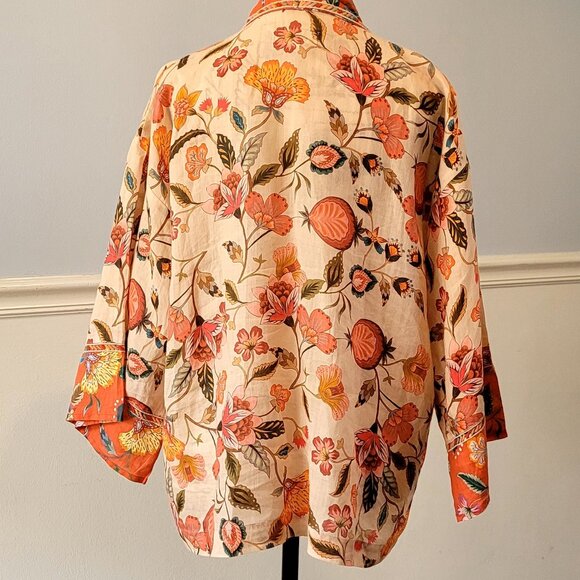 Johnny Was, S, Mixed Coral - Picture 3 of 4